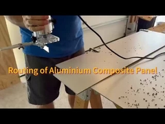 Revestimento metálico de alumínio plano durável com cor maciça