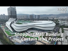 Isolamento acústico de vidro unificado Parede de cortina de fachada 5 mm - 19 mm espessura