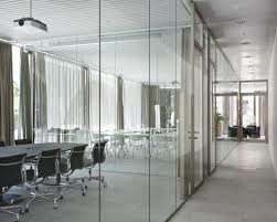 o escritório de vidro móvel do quadro de alumínio de 12mm divide interior contínuo