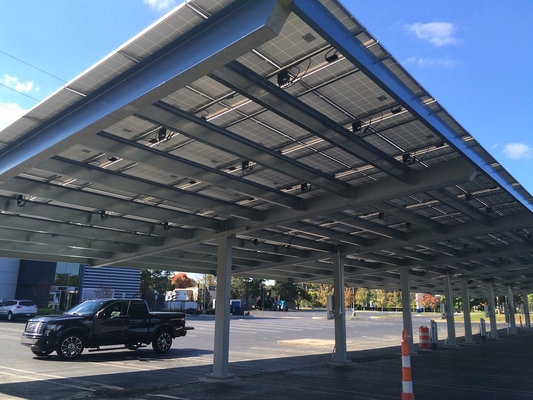 Sistema solar da montagem do Carport das estruturas solares de aço de dupla utilização dos Carports