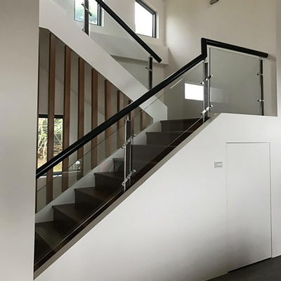 Balustrade de vidro de manobras personalizável para uso interno / externo