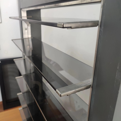 Ventilado moderado geou o obturador de alumínio de vidro da janela fixa da grelha para o banheiro