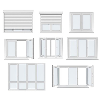 Armação de aço plástica UPVC Windows para a parede de cortina exterior da fachada