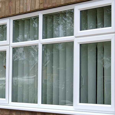Armação de aço plástica UPVC Windows para a parede de cortina exterior da fachada