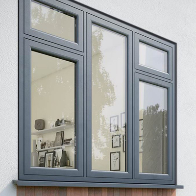 Armação de aço plástica UPVC Windows para a parede de cortina exterior da fachada