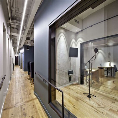 Paredes de separação de vidro Frameless à prova de som para o estúdio da dança/gravação