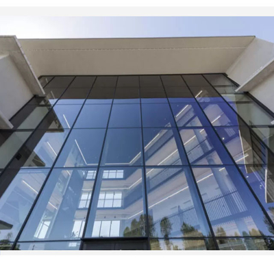 Fachada de vidro clara da parede de cortina para a parede exterior estrutural da construção