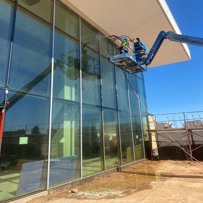 Fachada de vidro clara da parede de cortina para a parede exterior estrutural da construção