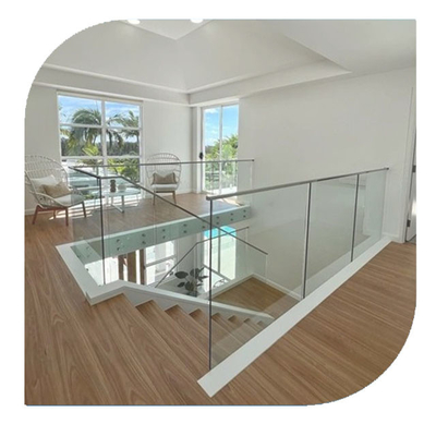 Cerca de alumínio Handrail da piscina de vidro do patamar de Balustrade For Balcony da cerca