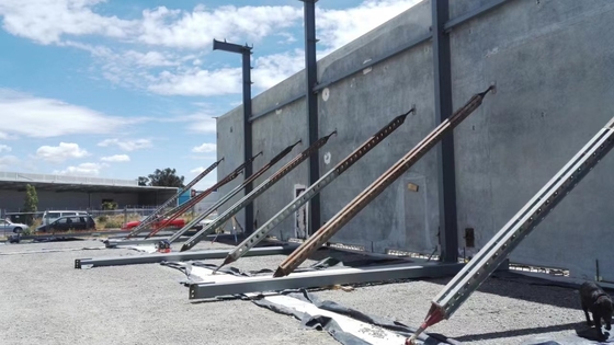 O zinco revestido/pintou o apoio de aço de Icf para o apoio da construção de alojamento