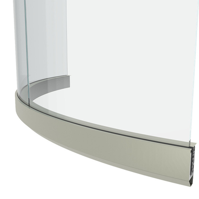 Contemporâneo moderno moderado laminado/único da balaustrada de vidro da escada