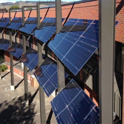 Para-sol/caramanchão solares do sistema de BIPV para o dossel exterior