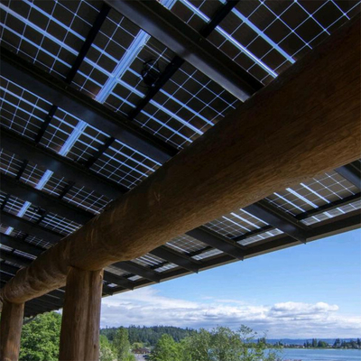 Para-sol/caramanchão solares do sistema de BIPV para o dossel exterior