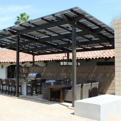 Para-sol/caramanchão solares do sistema de BIPV para o dossel exterior