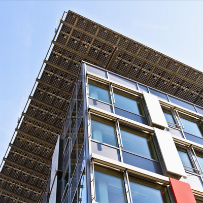 Telhado do pátio exterior/claraboia de construção solares do para-sol/dossel com sistema da fachada de BIPV