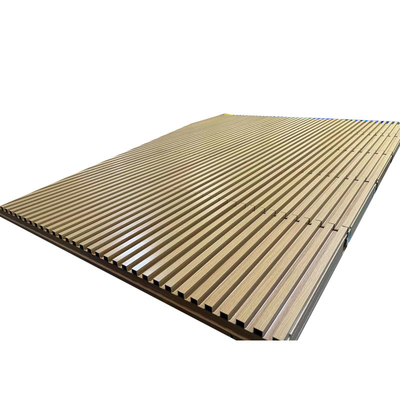 Woodgrain Alumínio Grille vedação para portas de garagem exterior durável