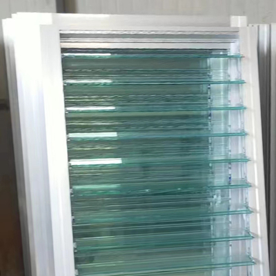 Telas de vidro ajustáveis com painel de vidro temperado para edifícios residenciais