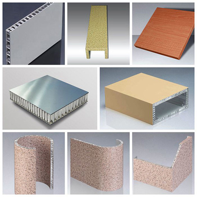 Painel de honeycomb de alumínio composto revestimento de parede interior decoração de parede material de construção