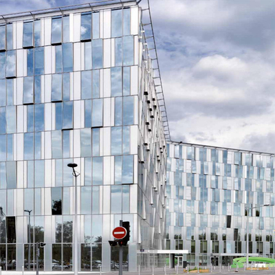 Painel de malha de metal moderno para solução de tecto de edifícios Veneer de alumínio