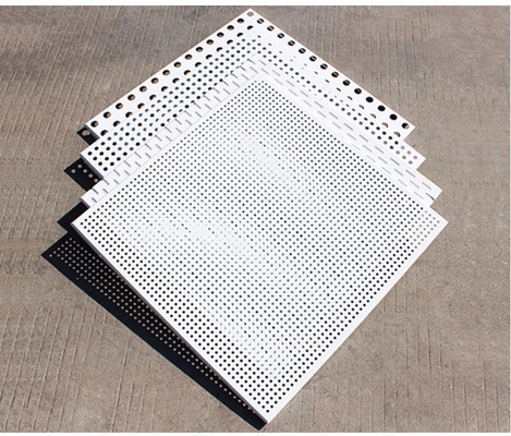 Decoração de teto Cortina de parede Honeycomb Plate de alumínio Porta cabeça de alumínio perfurado Buckle