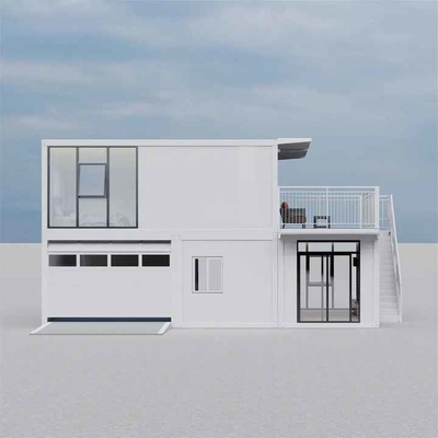 Casa modular de dois andares para escritório e casa pré-fabricada para alugar