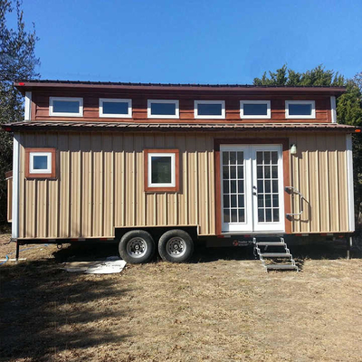 Prefabricar rapidamente Casa Eco-Friendly RV Função House On Wheel