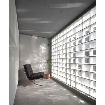 Blocos de cristal mosaico azulejo decoração parede divisória vidro sólido tijolo parede cortina
