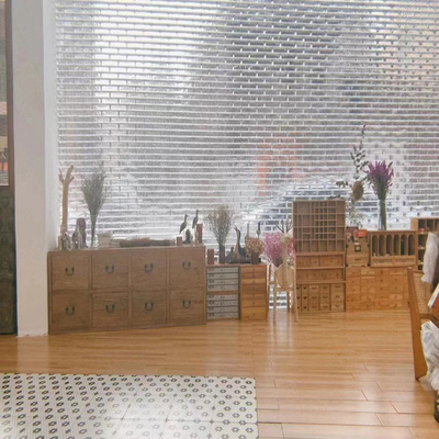 Edifício Decoração de azulejos de mosaico transparente Parede divisória Parede cortina de vidro sólido