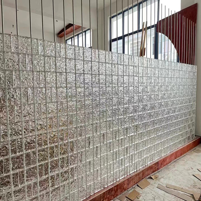 Edifício Decoração de azulejos de mosaico transparente Parede divisória Parede cortina de vidro sólido