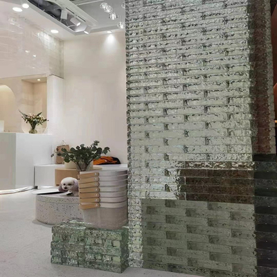 Edifício Decoração de azulejos de mosaico transparente Parede divisória Parede cortina de vidro sólido