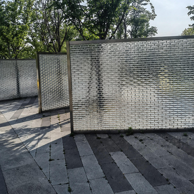 Telas de mosaico de vidro de parede interior transparente para bloco de vidro de cozinha