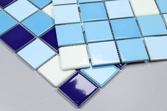 Mosaicos Contemporâneos azulejos brilhantes brilham no escuro azulejos da piscina