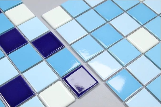 Mosaicos Contemporâneos azulejos brilhantes brilham no escuro azulejos da piscina