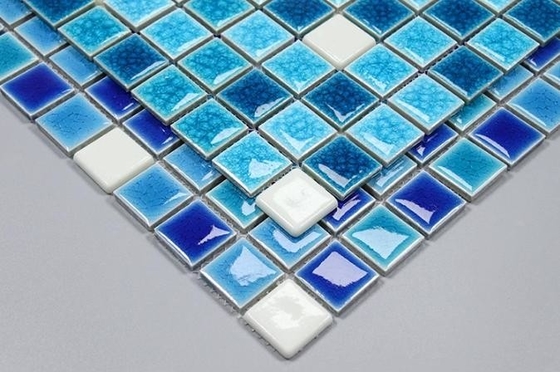 Mosaicos Contemporâneos azulejos brilhantes brilham no escuro azulejos da piscina