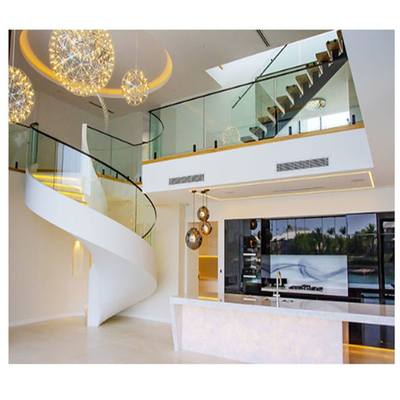 Balustrade de vidro personalizada com fácil manutenção e 900mm / 1100mm