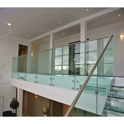Balustrade de vidro personalizada com fácil manutenção e 900mm / 1100mm