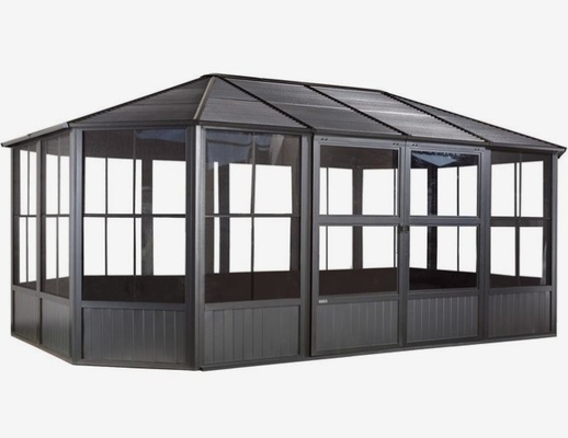 Teto personalizado Jardim de Inverno Solário de Alumínio Pronto para Envio