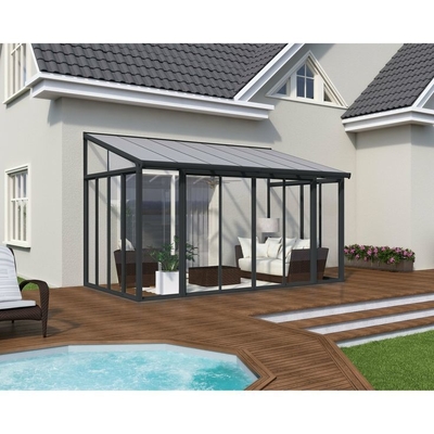Teto personalizado Jardim de Inverno Solário de Alumínio Pronto para Envio