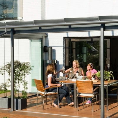 Edifício de escritórios impermeável Personalizado 4 Temporada pré-fabricados de alumínio modular solar