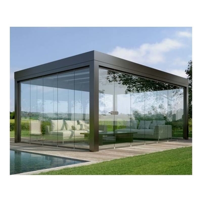 Todos os Tempos Customizado Roof Shutter Elétrico Alumínio Pergola Para Pavilhão Jardim