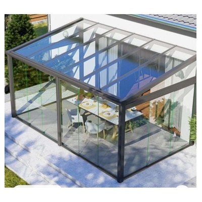 Edifício de escritórios moderno Design Quatro estações Casa de sol para salas de tela de perfil de alumínio