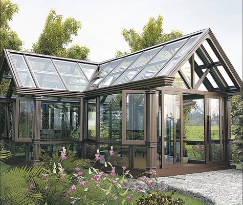 Estufas de vidro temperado para jardinagem e vida ao ar livre