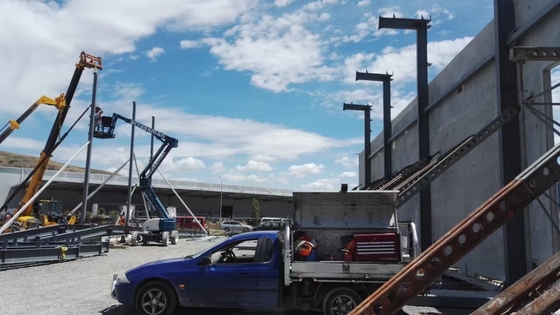 Escavadeiras de aço ajustáveis para construção exterior