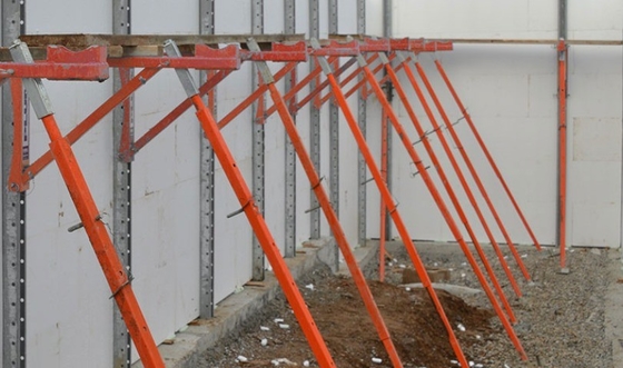 Sistemas de travagem ICF de tamanho personalizado para projetos de construção temporários