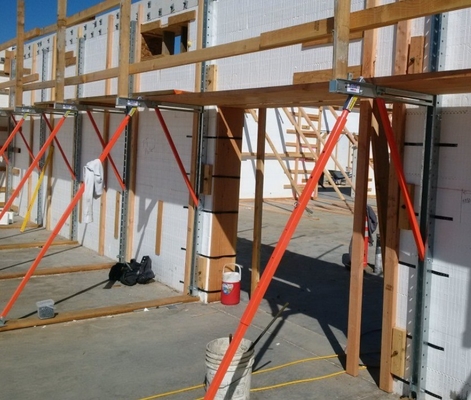 Sistemas de travagem ICF de tamanho personalizado para projetos de construção temporários