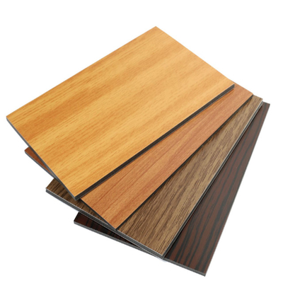 3 mm Decoração de interiores Revestimento de parede Painéis compostos de alumínio 1220x2440 mm