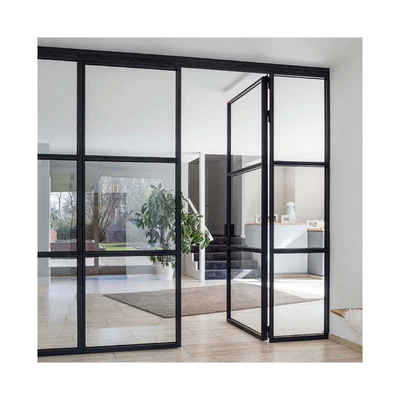 Janela e porta de aço retrô e moderno com instalação fácil / isolamento sonoro impressionante