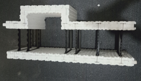 Segurança ICF Parede Melhores moldes de concreto isolado para clima frio
