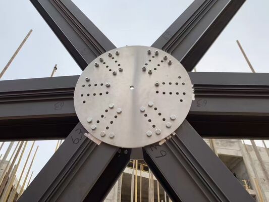 Edifício de teto de cúpula de liga de alumínio com cobertura de clarabóia de folha de fibra de vidro de FRP