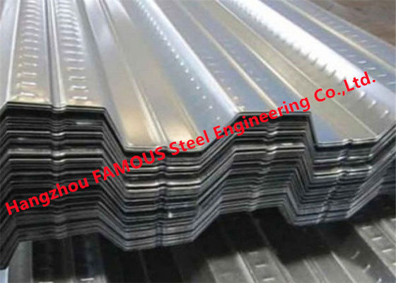 Do Decking ondulado do assoalho do metal de Q345 0.8-1.5mm capacidade de carregamento alta